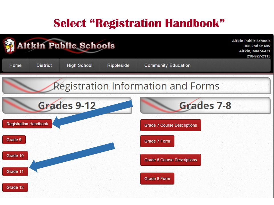 Select Registration Handbook