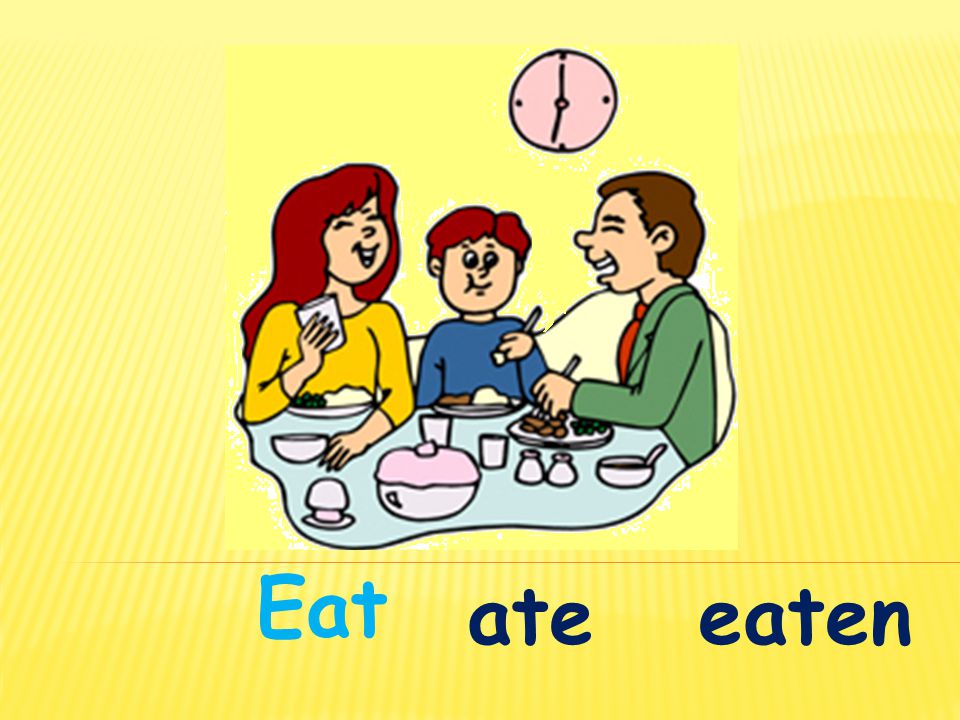 Eat ate eaten