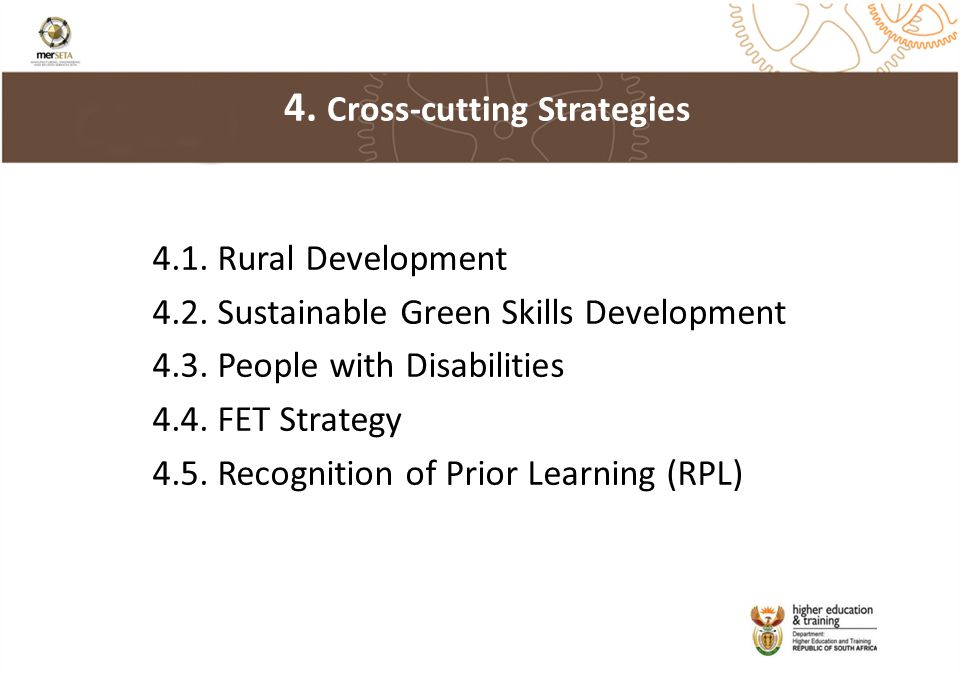 4.1. Rural Development 4.2. Sustainable Green Skills Development 4.3.