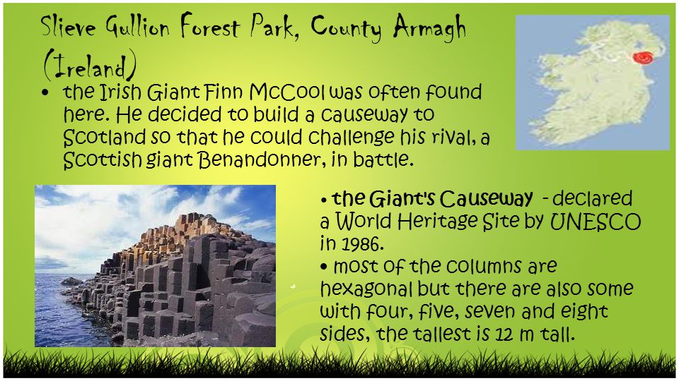 Slieve Gullion Forest Park, County Armagh (Ireland) the Irish Giant Finn McCool was often found here.
