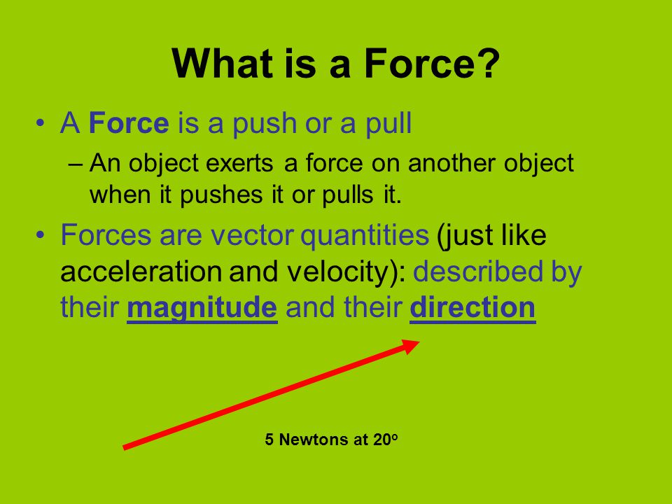 What is a Force.