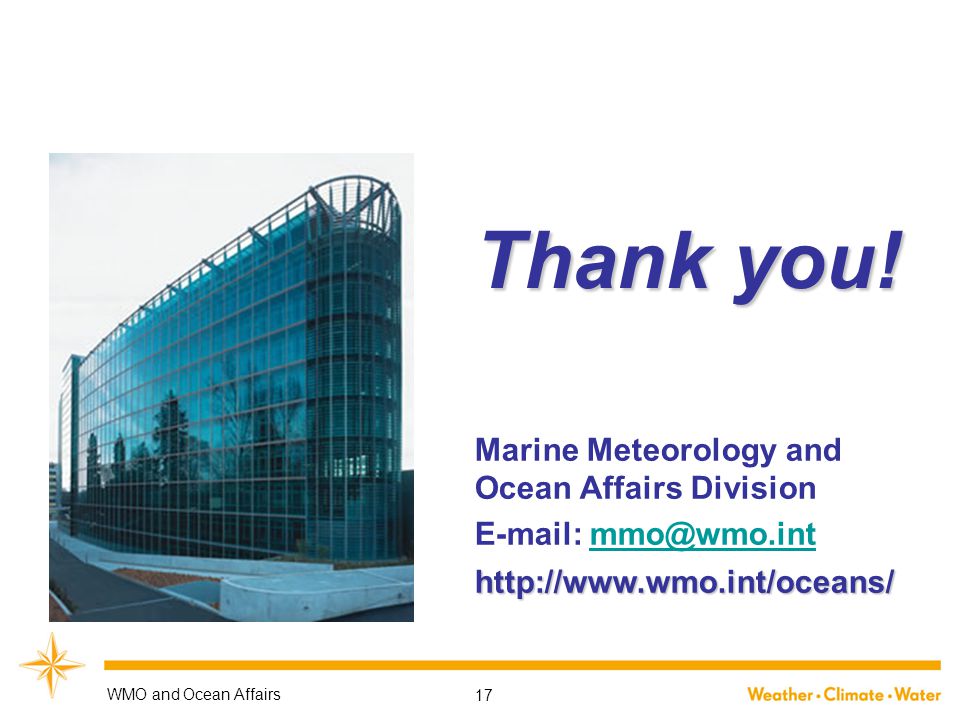 Marine Meteorology and Ocean Affairs Division   Thank you.