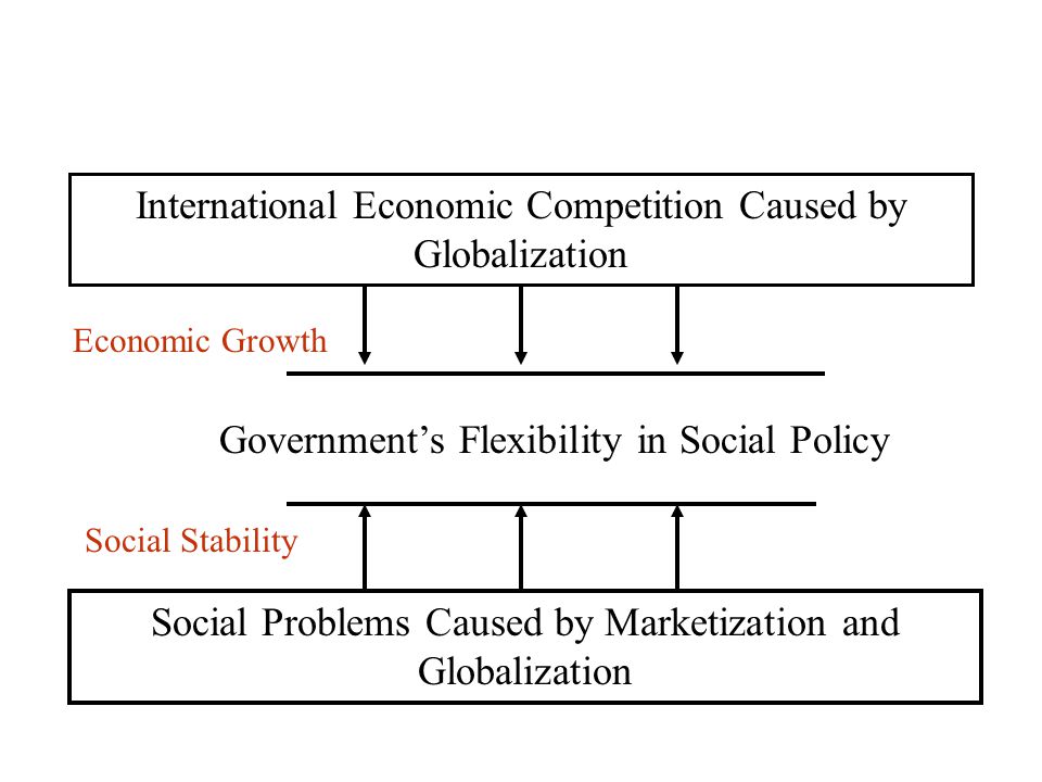 The political system: the social policy is more sensitive to the political/social instability and complains from the worse- off groups.