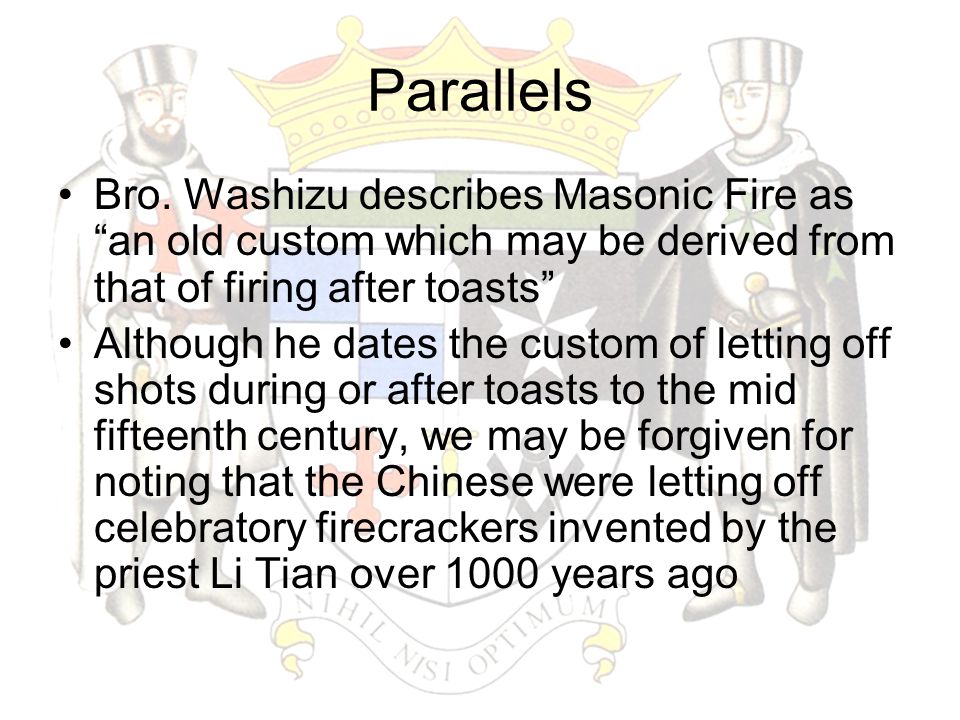 Masonic Fire Origins and Meaning Hospitaliers Lodge September ppt download