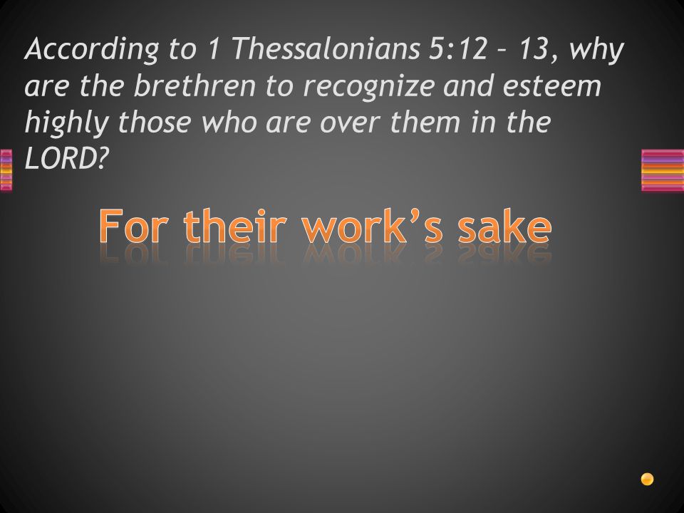 Questions And Answers 1 Thessalonians 5 According To 1