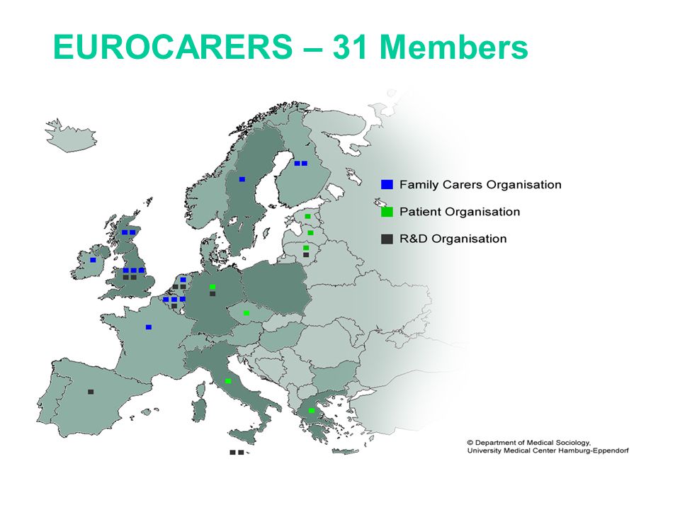 EUROCARERS – 31 Members