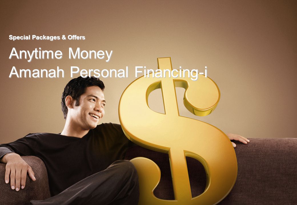 Thank You Special Packages & Offers Anytime Money Amanah Personal Financing-i