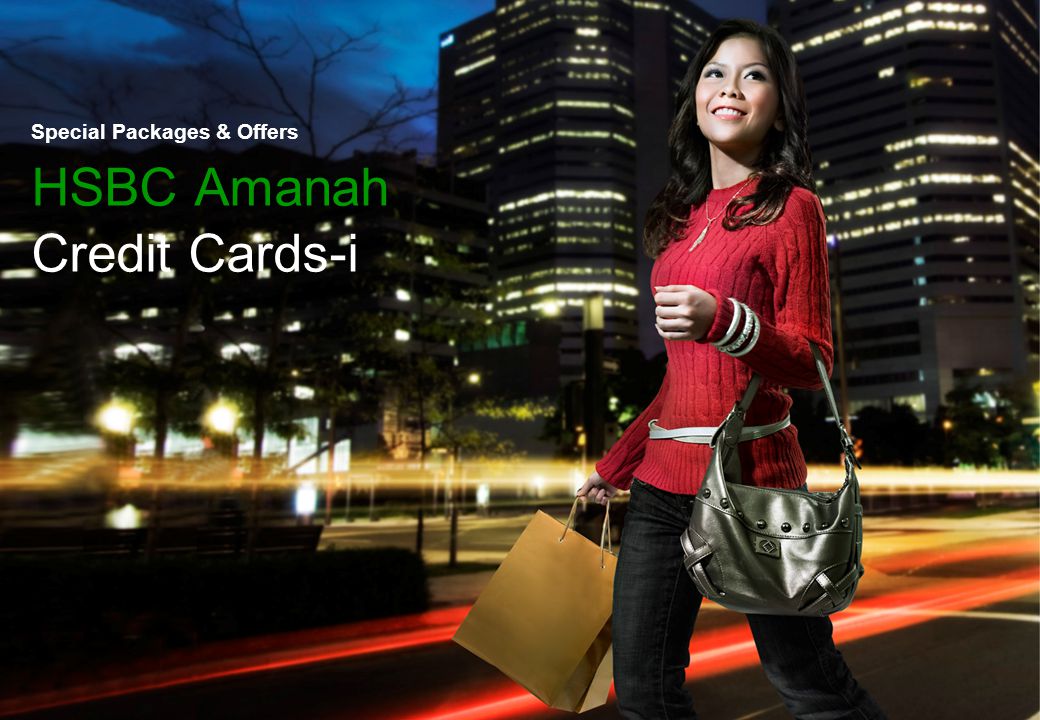 Thank You Special Packages & Offers HSBC Amanah Credit Cards-i