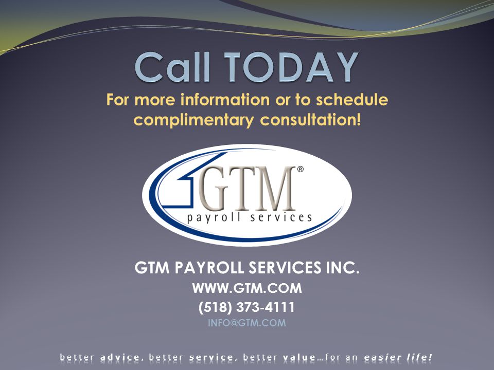 GTM PAYROLL SERVICES INC.