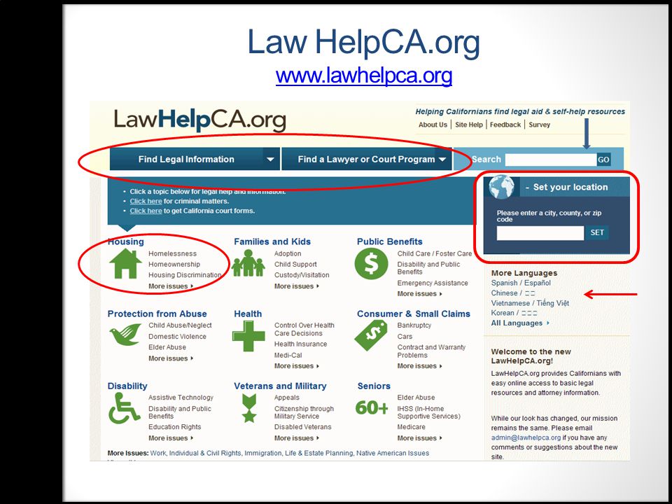 Law HelpCA.org