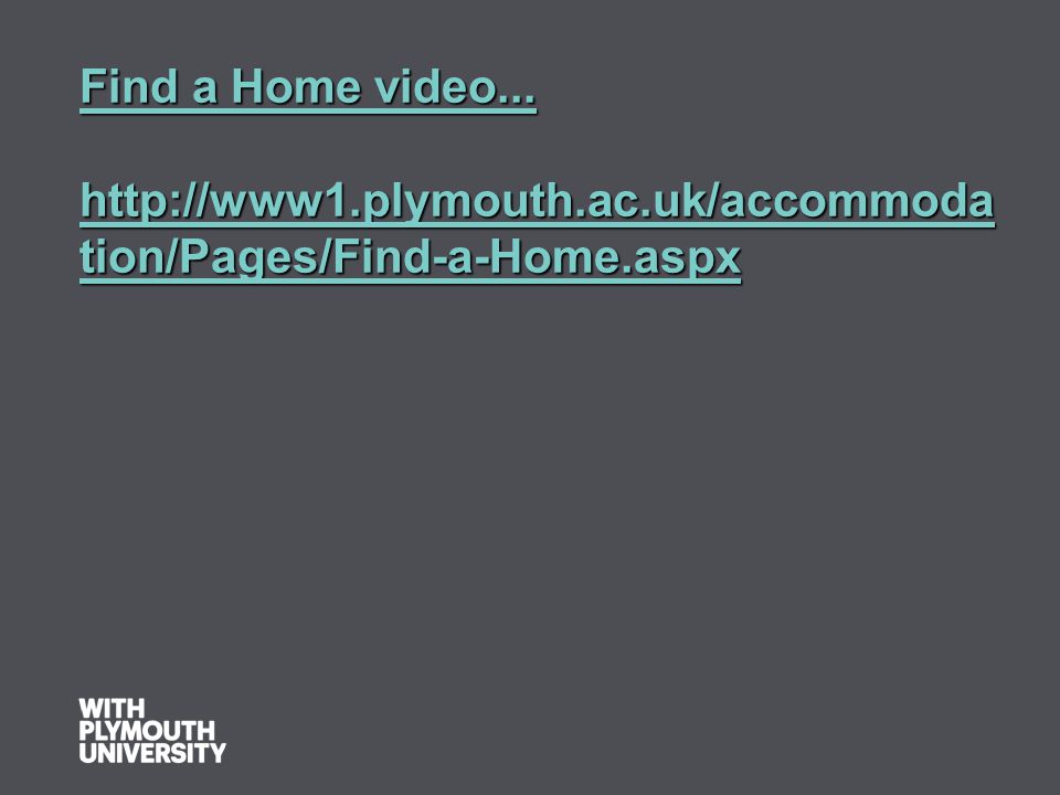 Find a Home video...