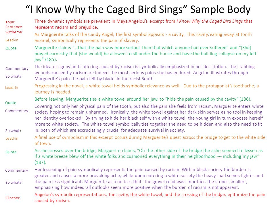 why the caged bird sings analysis