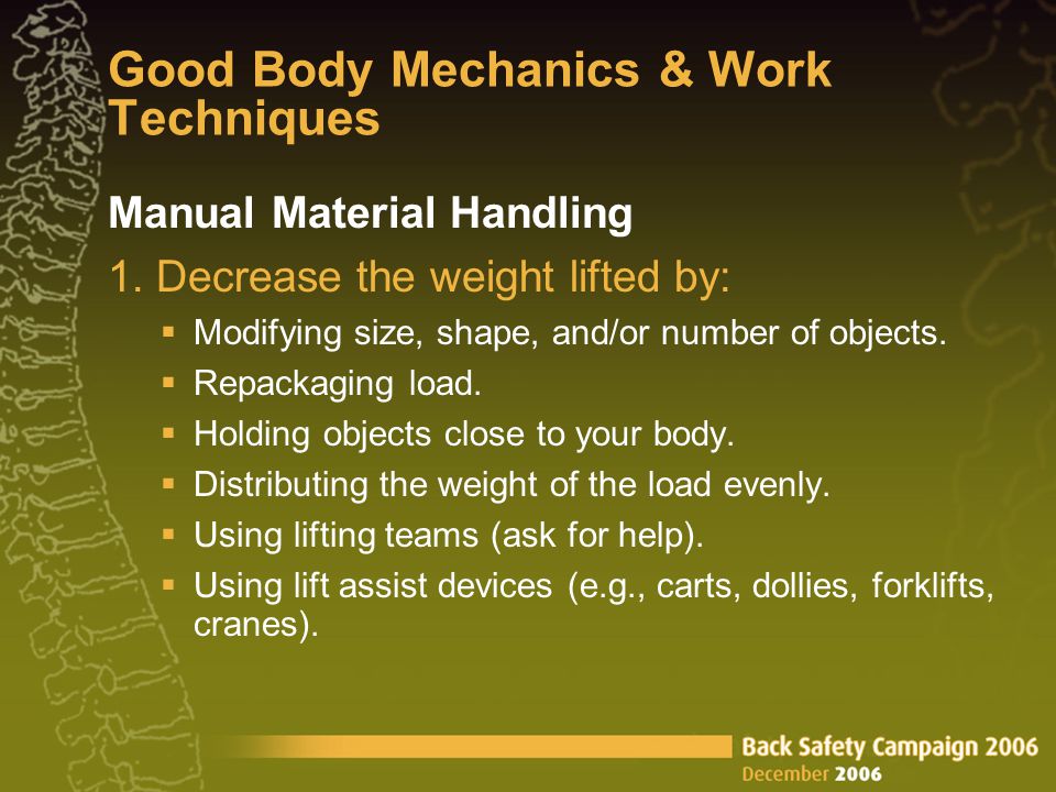Manual Material Handling 1.