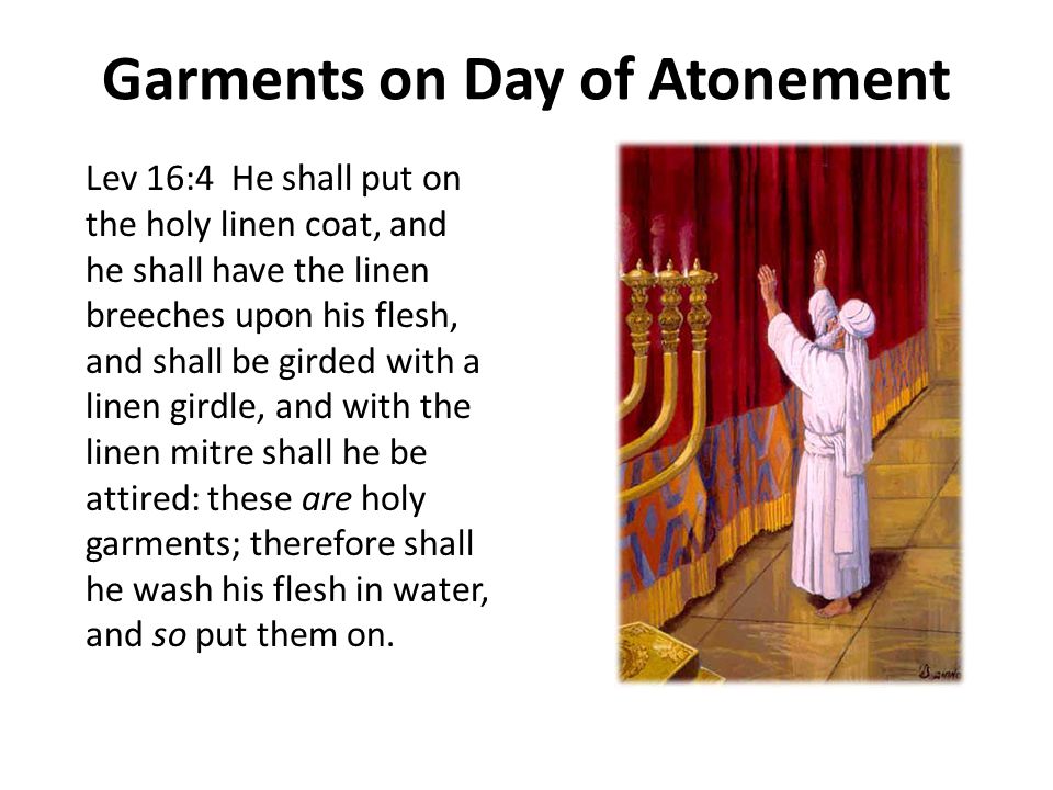 The Priests and Their Garments Exodus 28:2 “And thou shalt make holy  garments for Aaron thy brother for glory and for beauty.” - ppt download