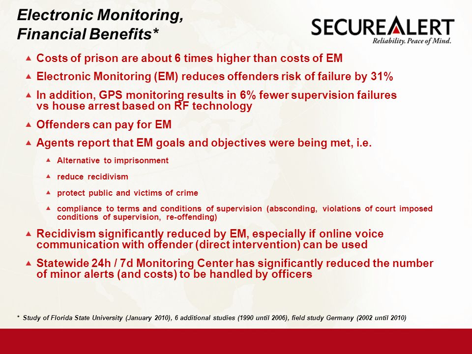 electronic monitoring reduces recidivism
