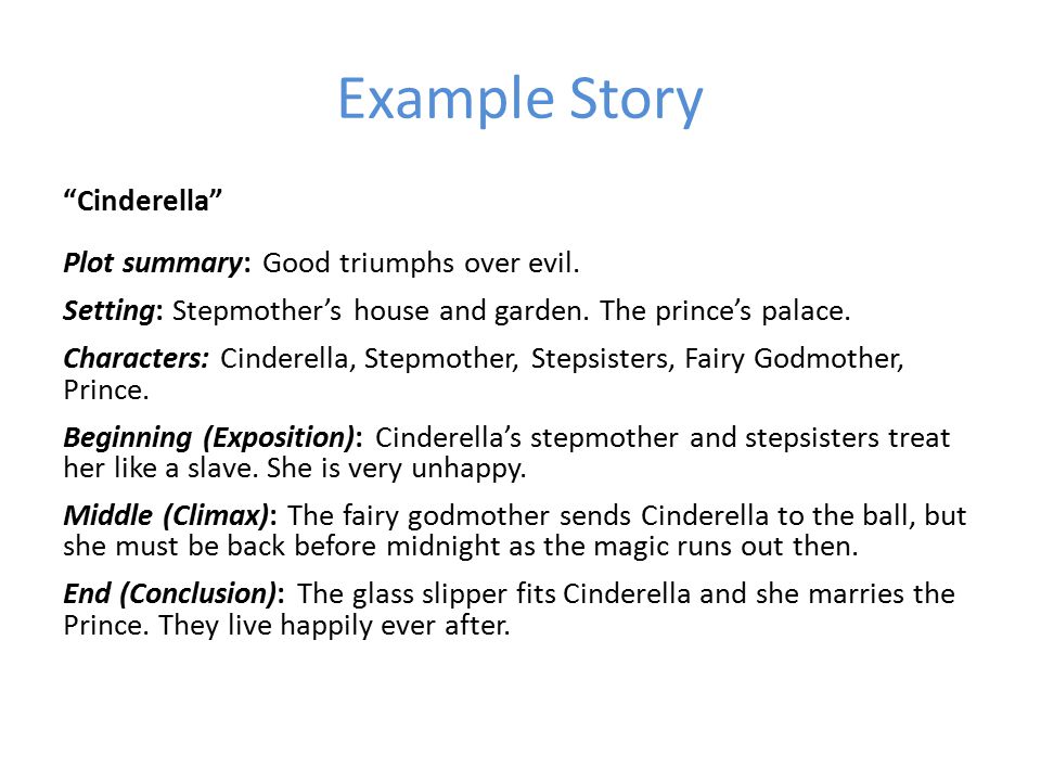 own story example