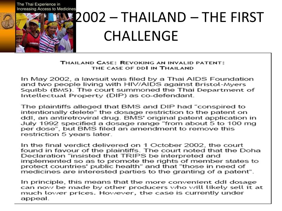 – THAILAND – THE FIRST CHALLENGE
