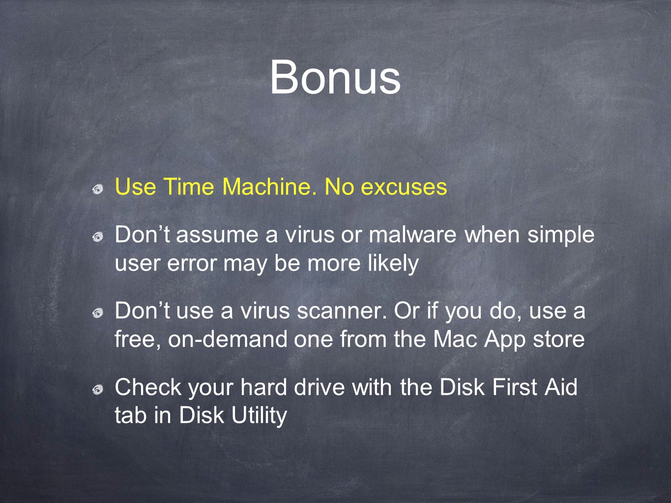 Bonus Use Time Machine.