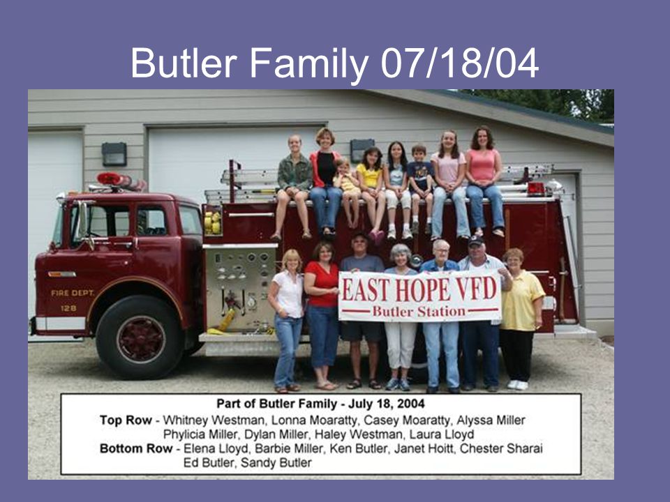 Butler Family 07/18/04