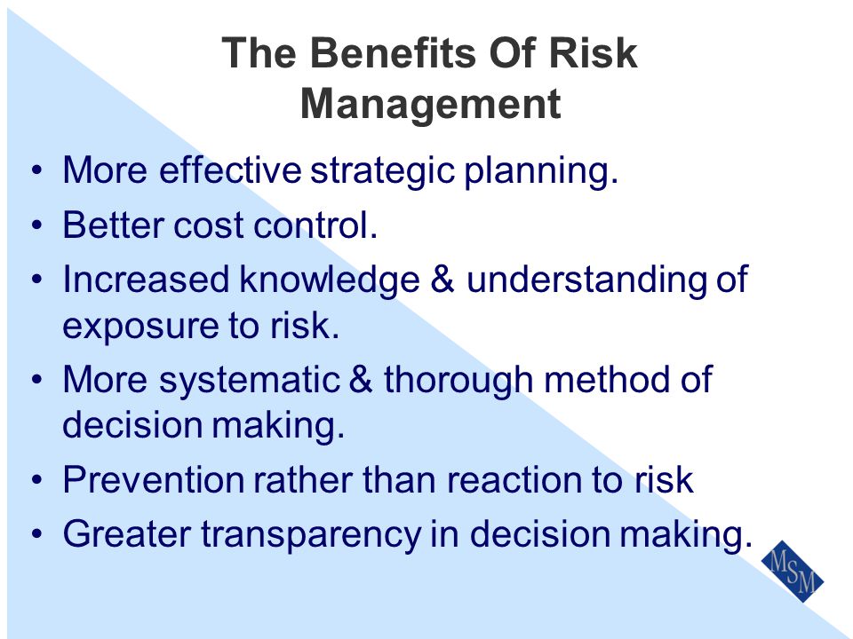 Why Is A Risk Management Program Important.