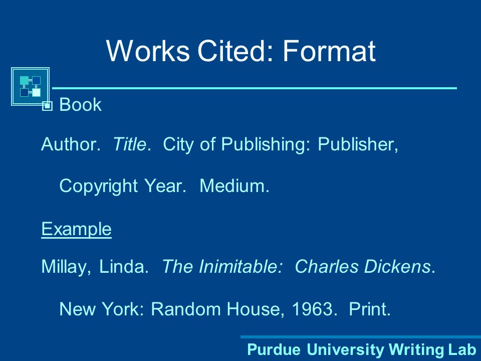 Purdue University Writing Lab Use Times Roman 12 pt.