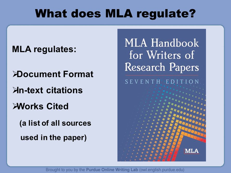 What does MLA regulate.