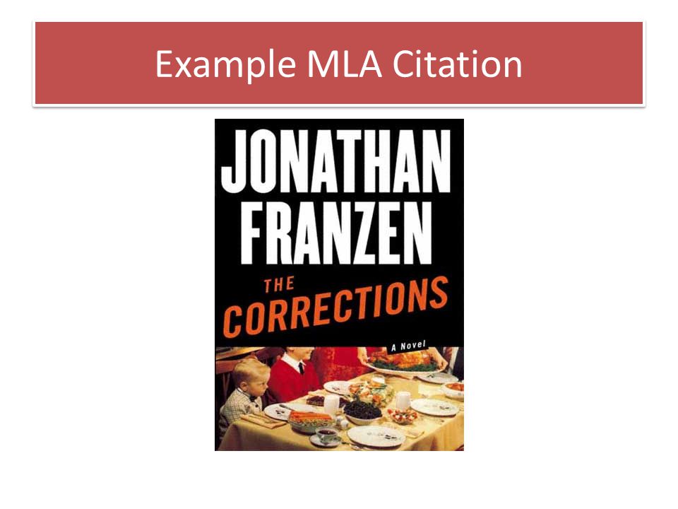 Example MLA Citation