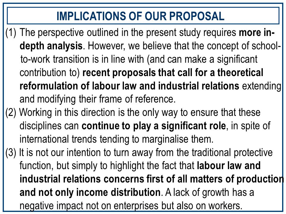 (1)The perspective outlined in the present study requires more in- depth analysis.