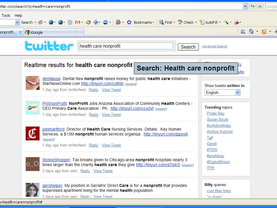 Search: Health care nonprofit
