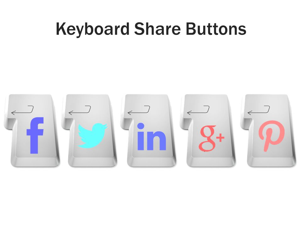 Keyboard Share Buttons