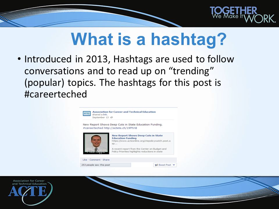 What is a hashtag.