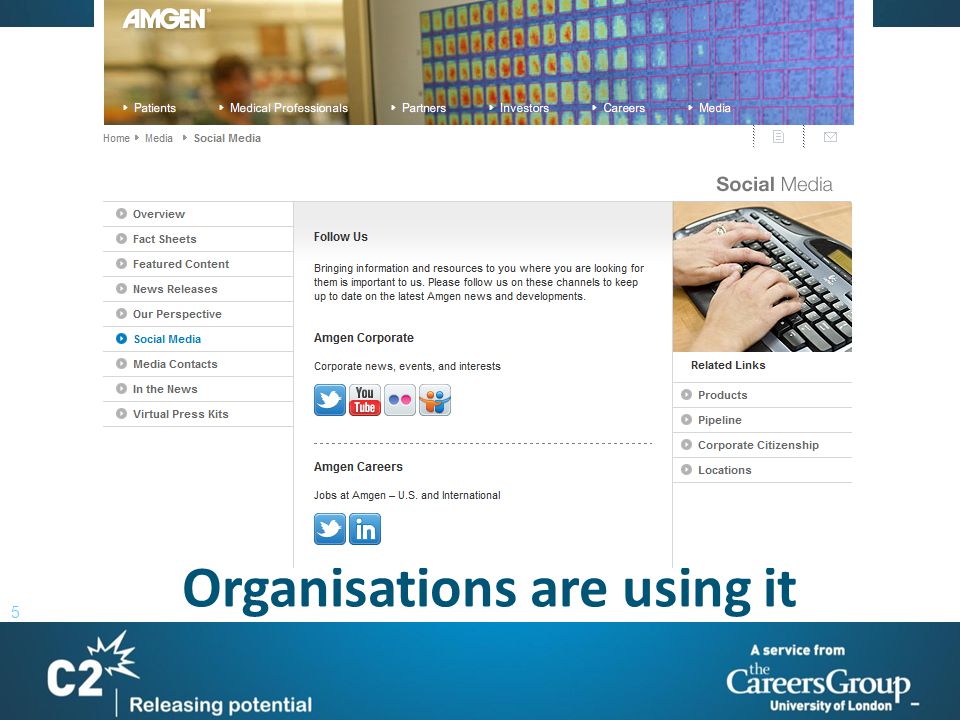 5 Organisations are using it