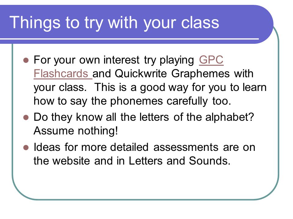 Play quickwrite graphemes