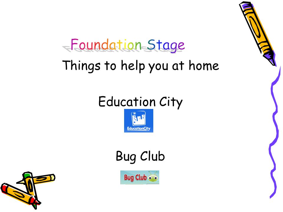 Things to help you at home Education City Bug Club