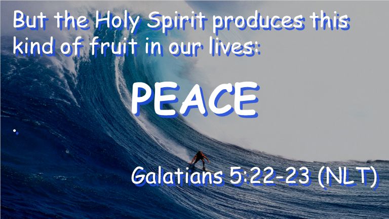 But the Holy Spirit produces this kind of fruit in our lives:.