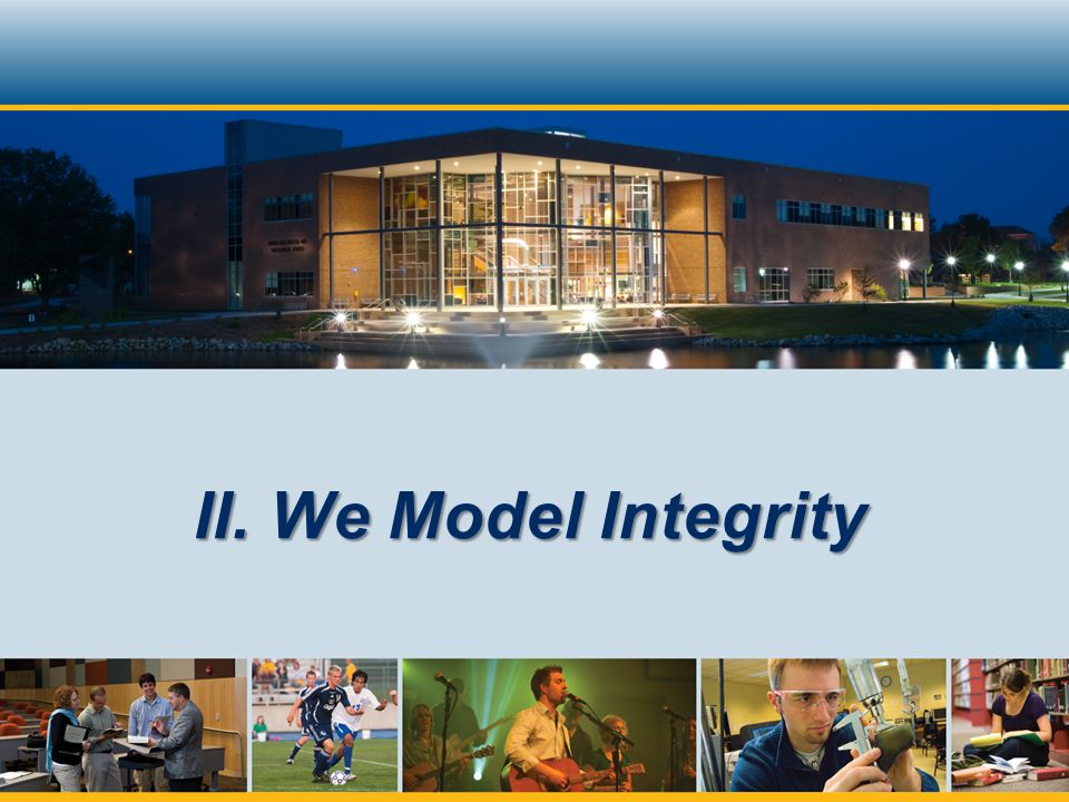 II. We Model Integrity