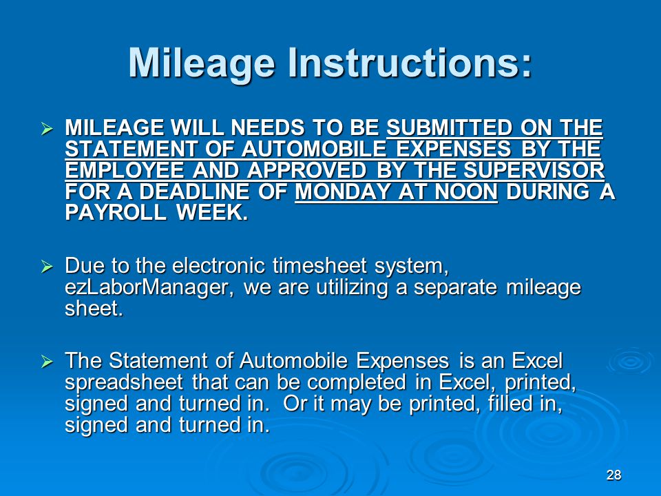 Electronic Timesheet Training Payroll Department Introduction Mary