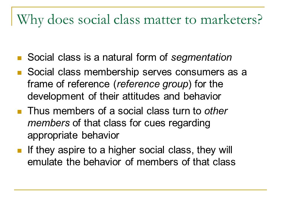 Chapter 15 Social Class. What is social class? The division of members of a  society into a hierarchy of distinct status classes, so that members of  each. - ppt download