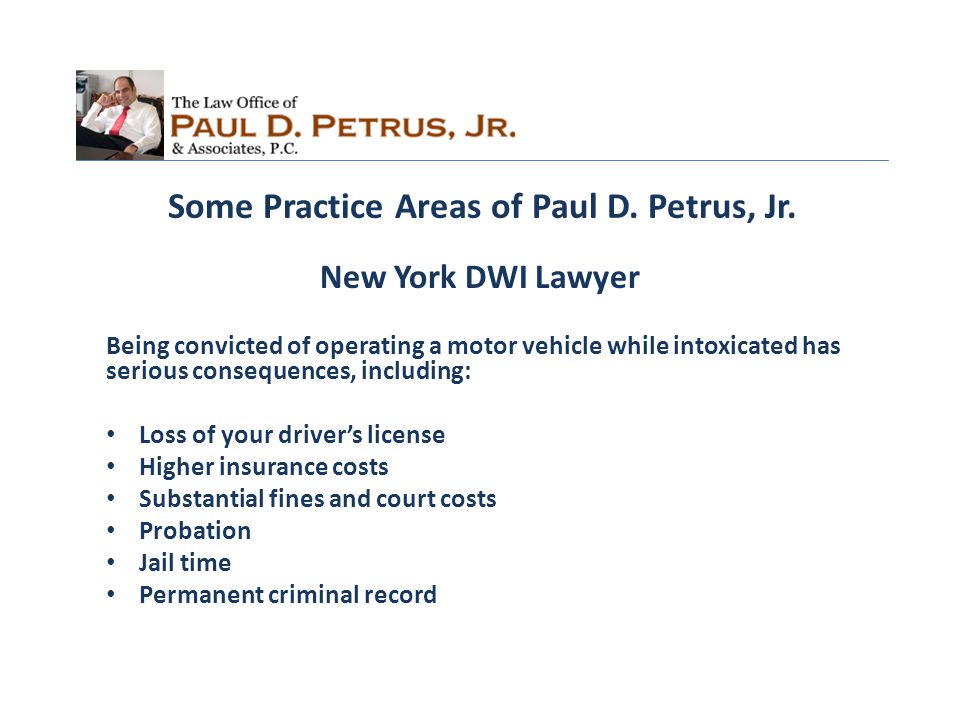 Some Practice Areas of Paul D. Petrus, Jr.