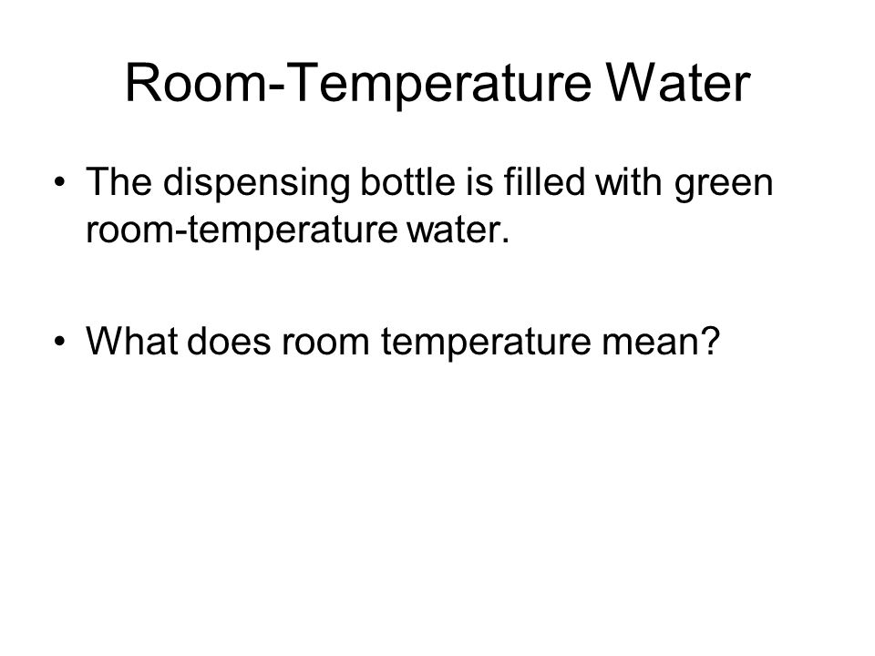 Water Hot Water Cold Water Investigation 2 Part 1 Build A