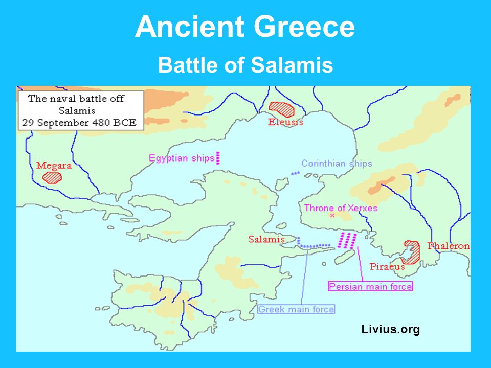 Где произошло саламинское сражение