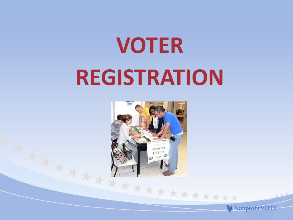 VOTER REGISTRATION