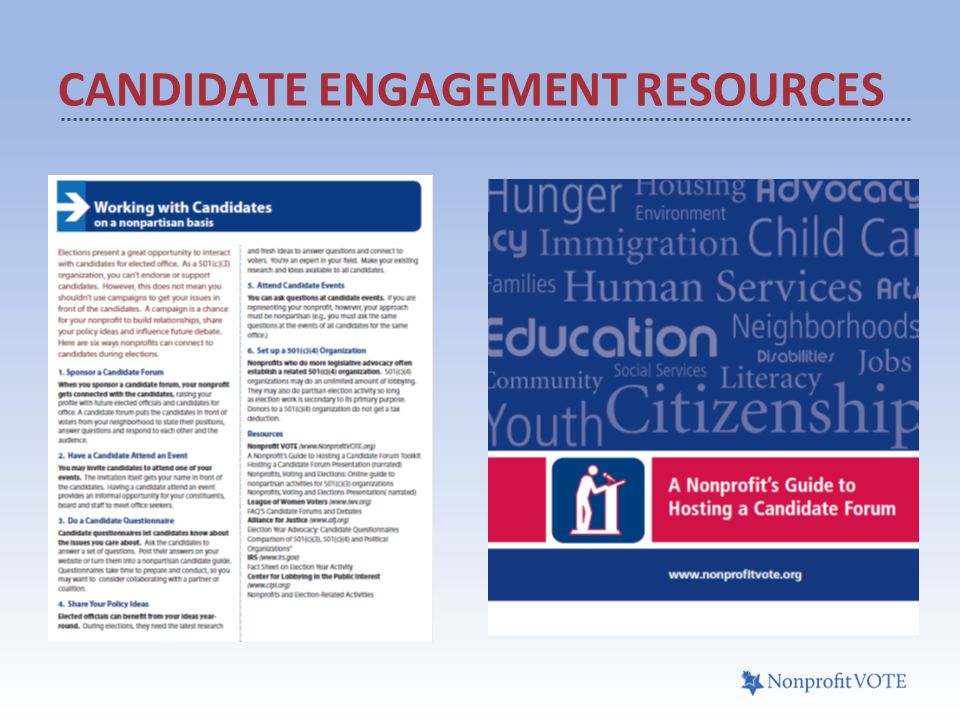 CANDIDATE ENGAGEMENT RESOURCES