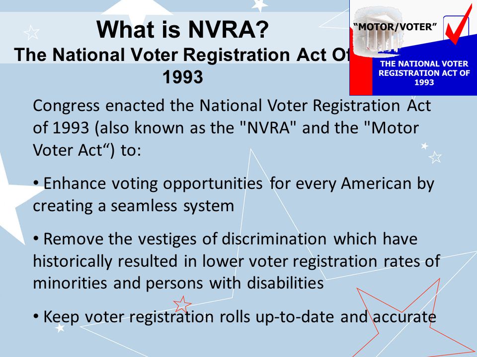 What is NVRA.