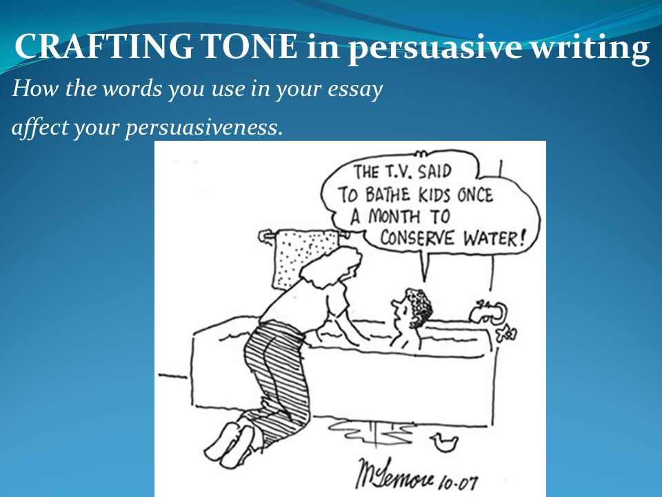 words to use in persuasive writing