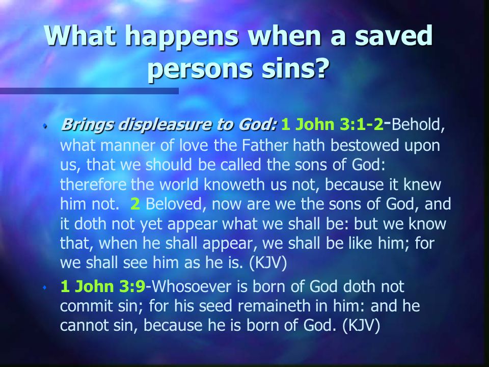 What is the assurance one is saved forever.