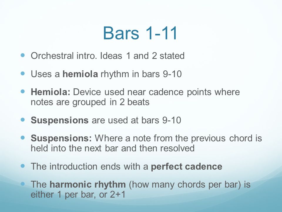 Bars 1-11 Orchestral intro.
