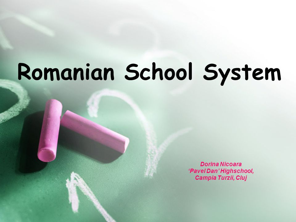 Romanian School System Dorina Nicoara ‘Pavel Dan’ Highschool, Campia Turzii, Cluj