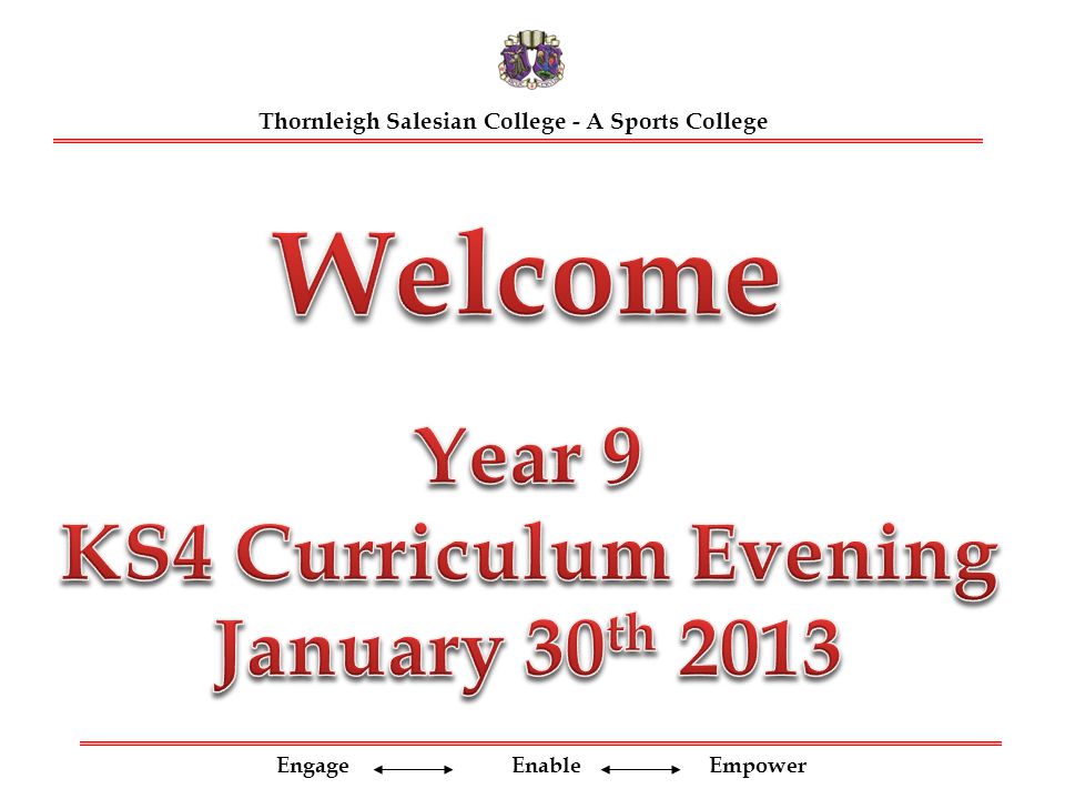 Engage Enable Empower Thornleigh Salesian College - A Sports College