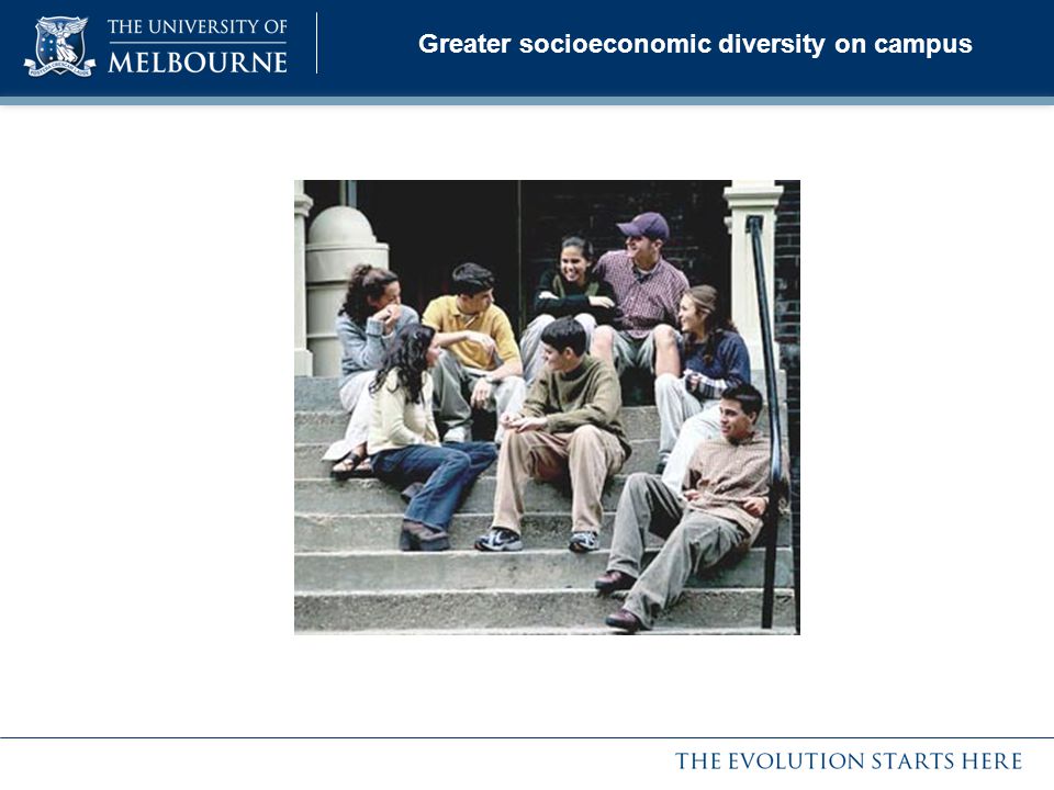 Greater socioeconomic diversity on campus